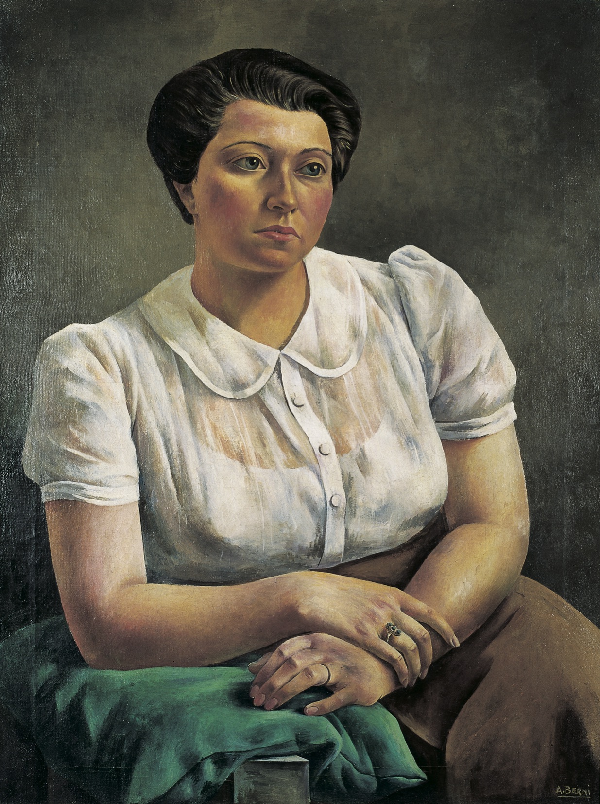 Antonio Berni. Retrato, 1939. Colección Museo Provincial de Bellas Artes Rosa Galisteo de Rodríguez, Santa Fe.