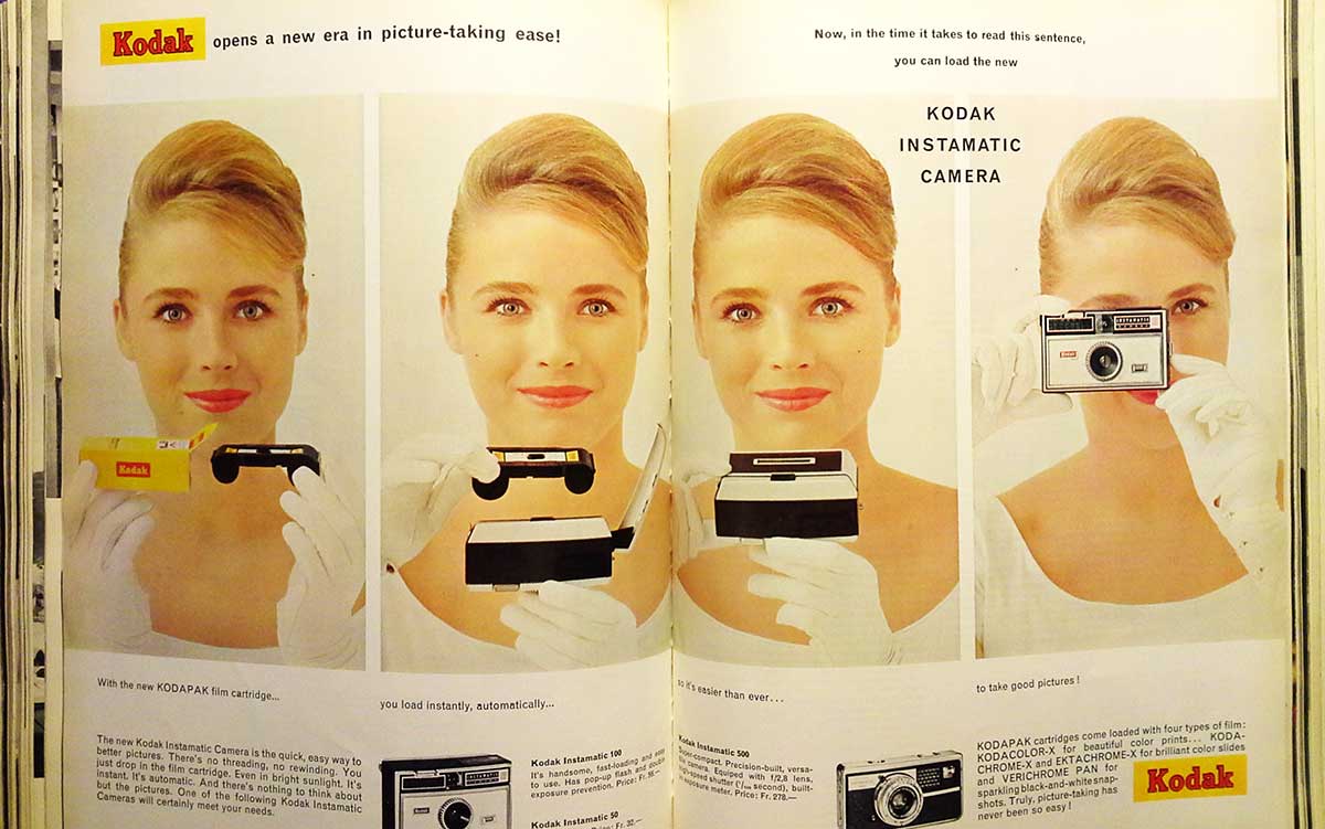 Publicidad en Camera no. 5, 1963.