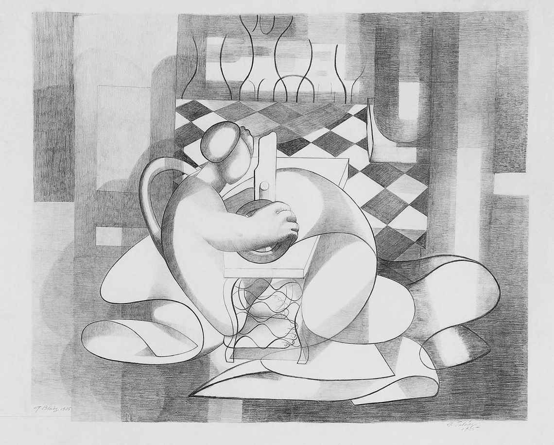 Amelia Peláez. La costurera, 1935.