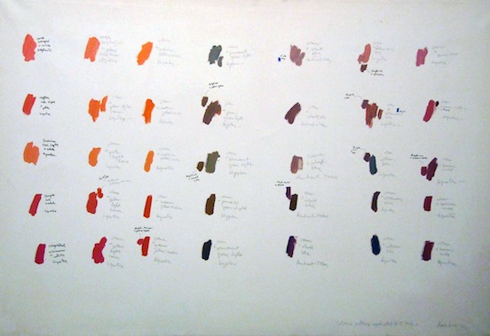 Osvaldo Romberg. Color Pattern Applied to 5 Red (1976).