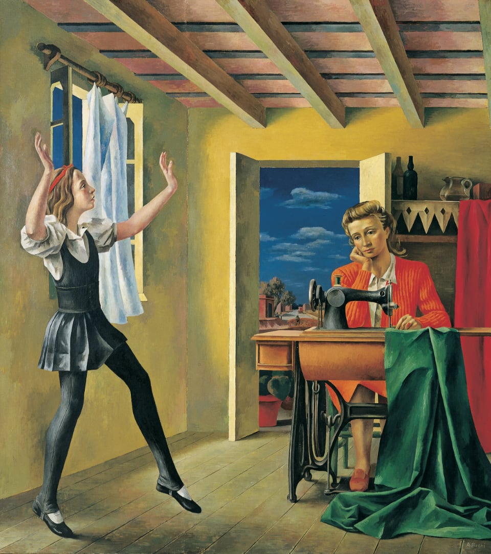 Antonio Berni. Primeros pasos, 1937. Colección Museo Nacional de Bellas Artes, Buenos Aires.