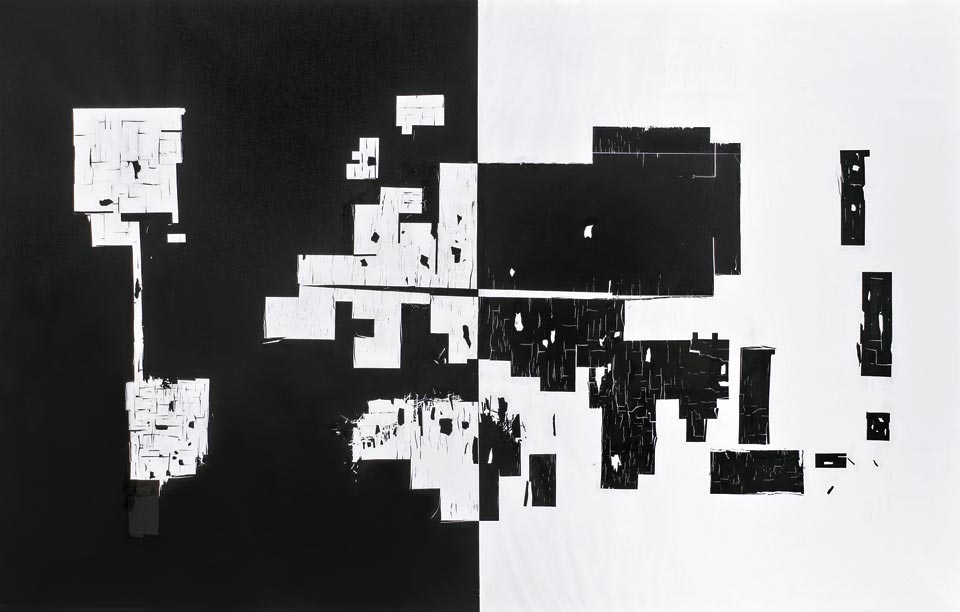 Guillermo Kuitca. Orden global, 2004.