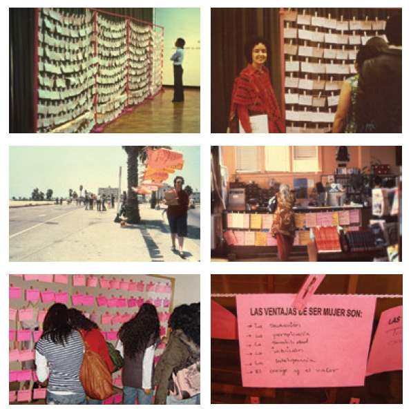 Mónica Mayer. El tendedero, 1977-2009.