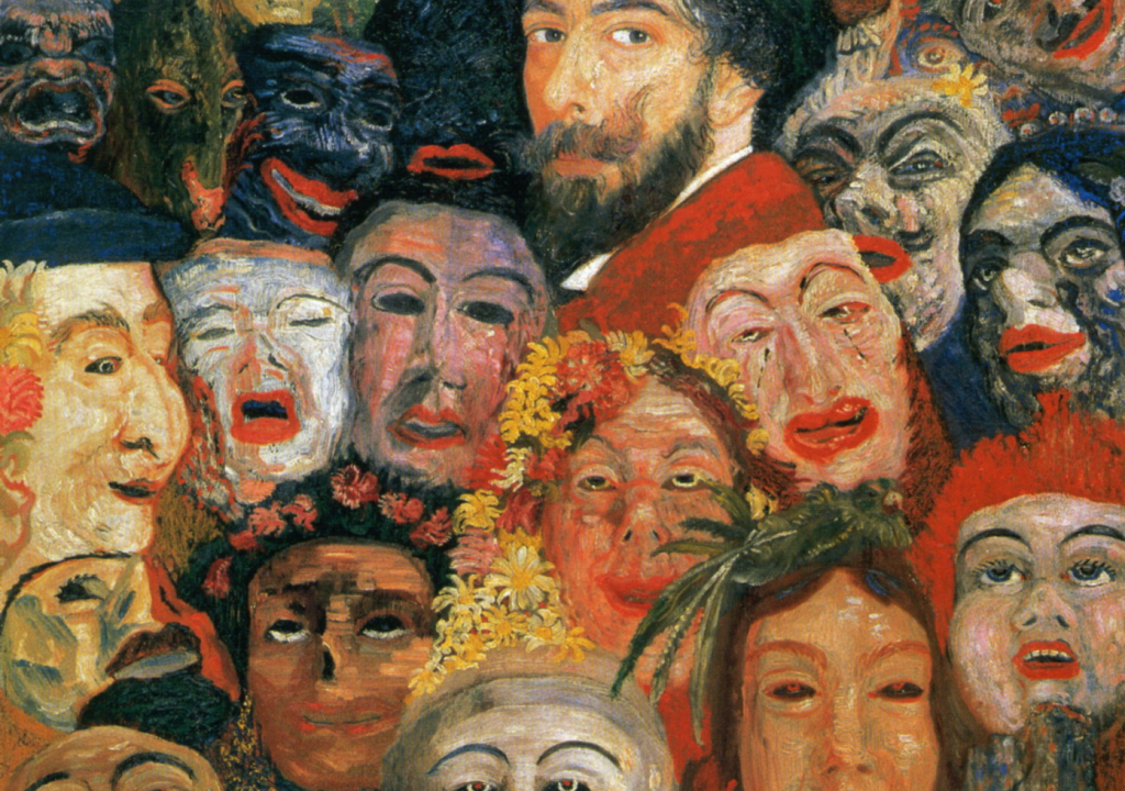 Autorretrato con máscaras - James Ensor para Sem MC Calvo